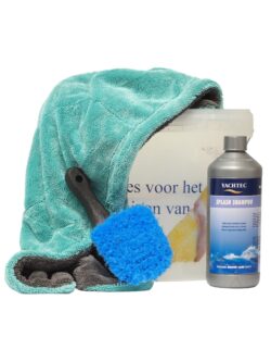 boot schoonmaakpakket met microvezeldoek